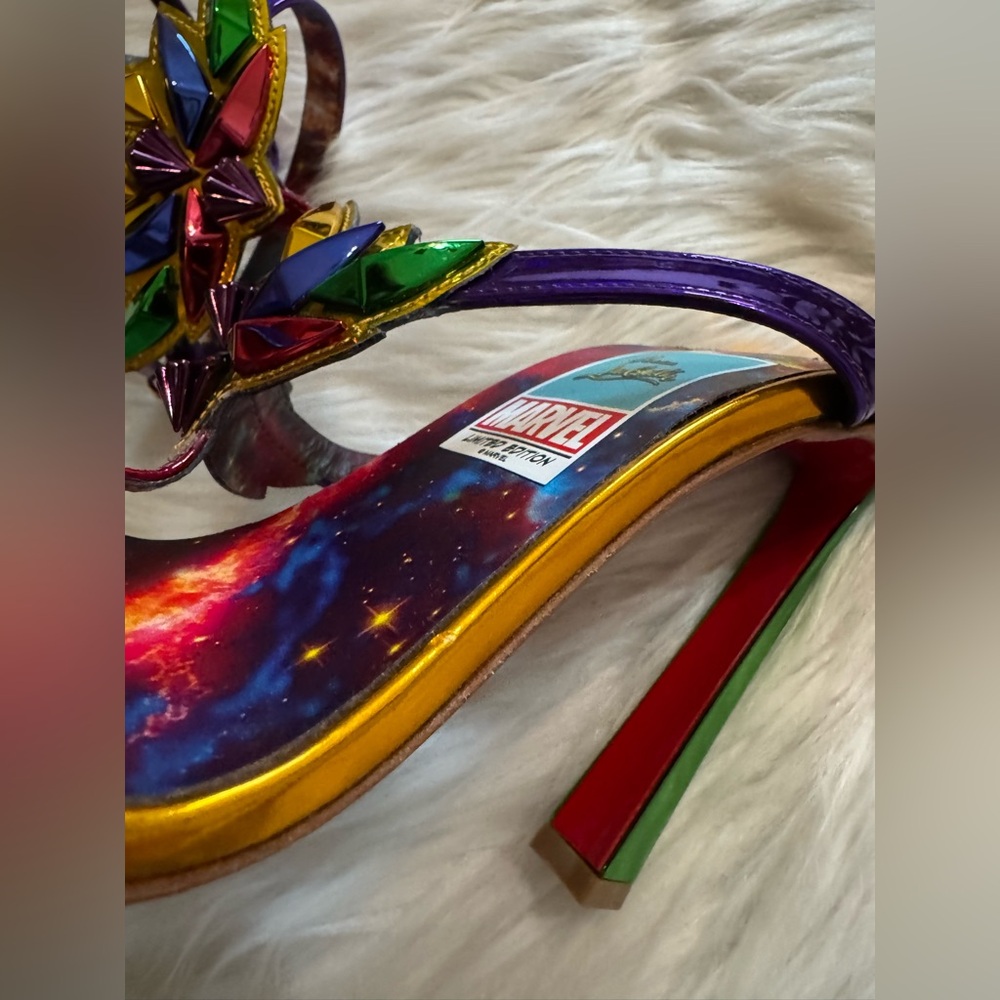 Christian Louboutin x Marvel Gladiator Sandals Multicolor 35 - Picture 10 of 12